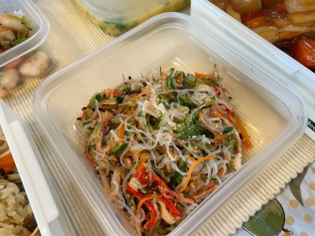 料理教室マンツーマン春雨酢の物