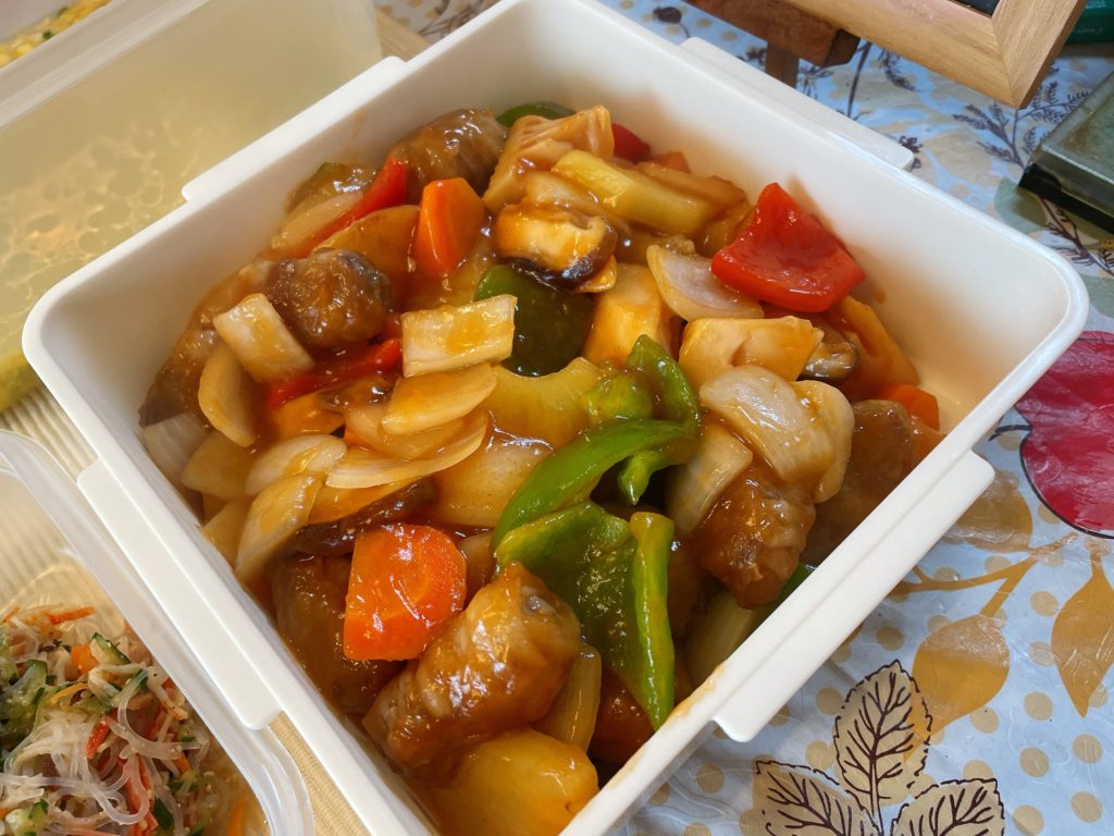 料理教室マンツーマン酢豚