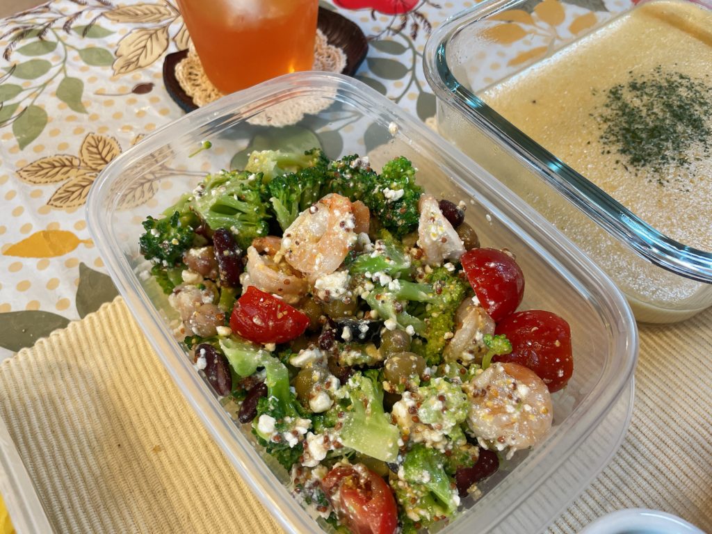 料理教室マンツーマンブロッコリーチーズ