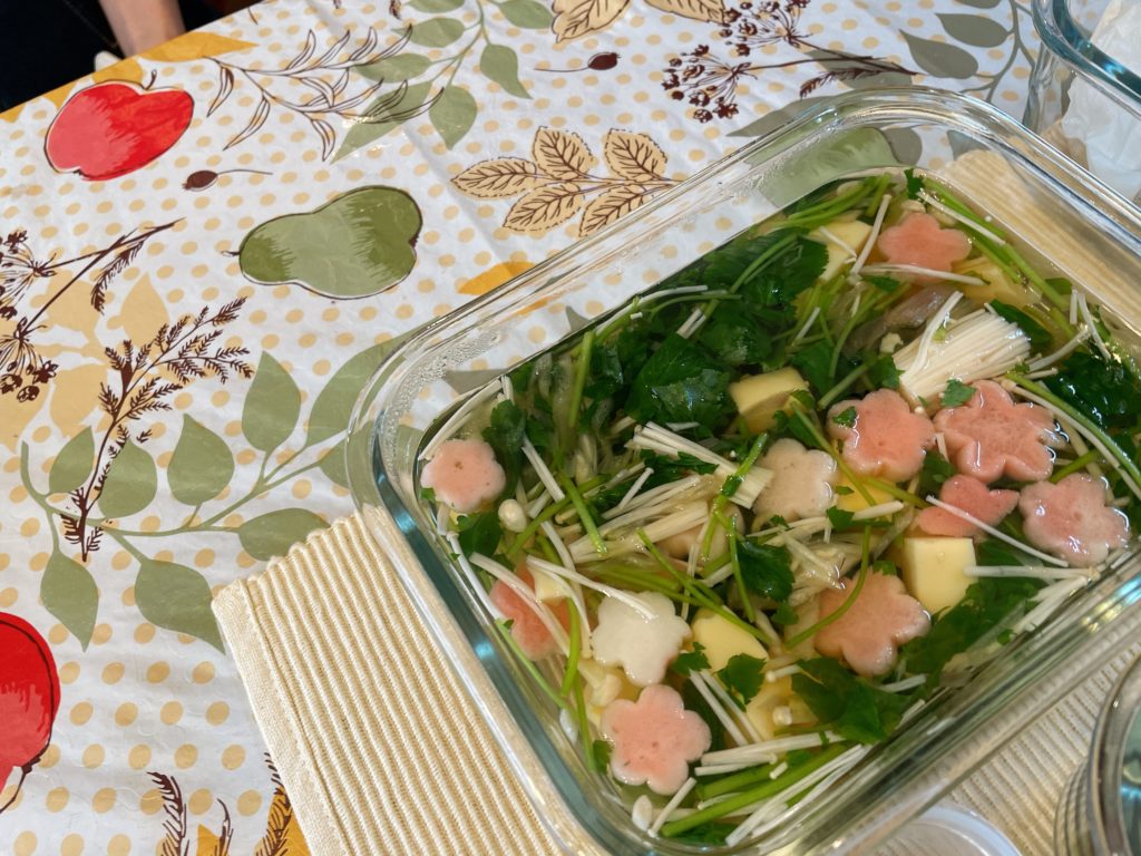 料理教室マンツーマン冥加吸い物