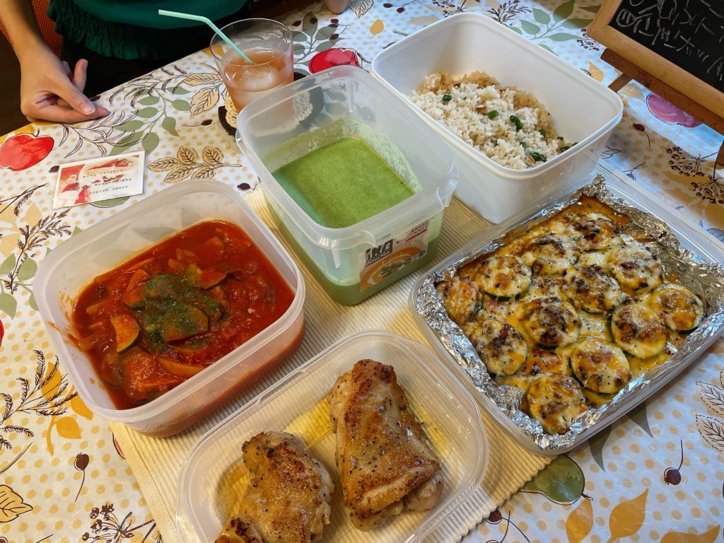 料理教室マンツーマンラタトゥイユチキンセット