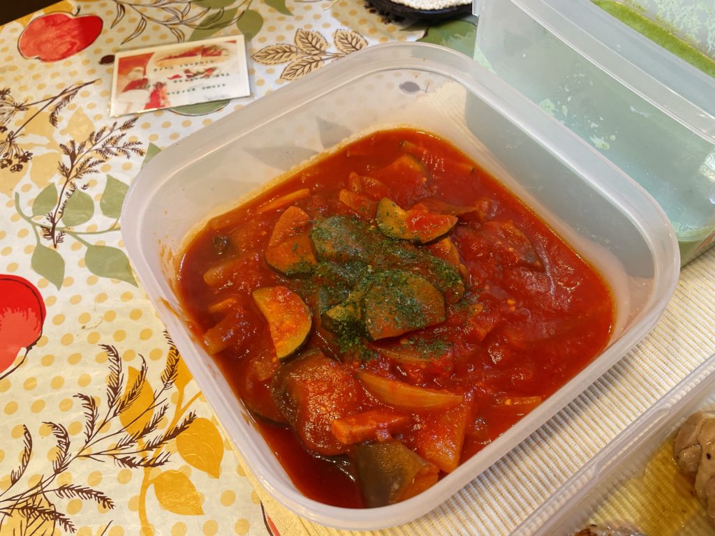 料理教室マンツーマンラタトゥイユ