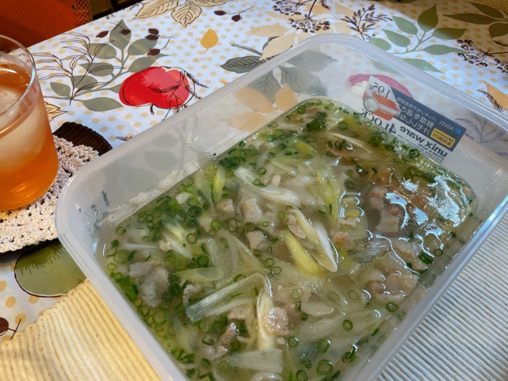 料理教室マンツーマンバラネギスープ