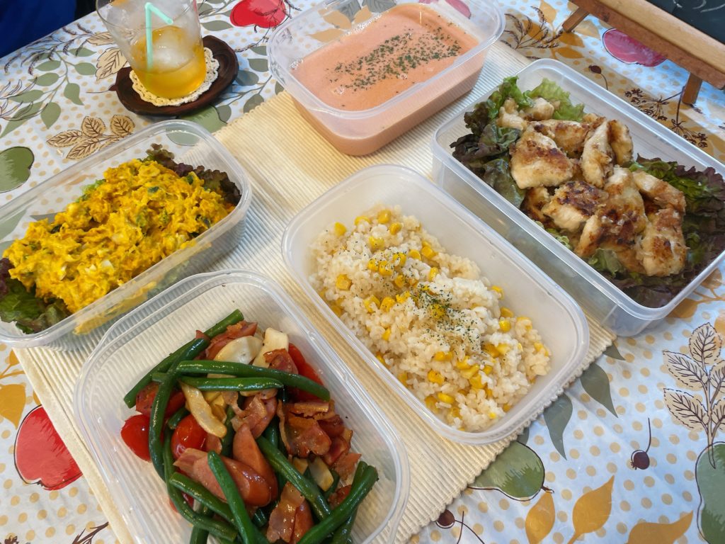 料理教室マンツーマンガーリックチキンセット