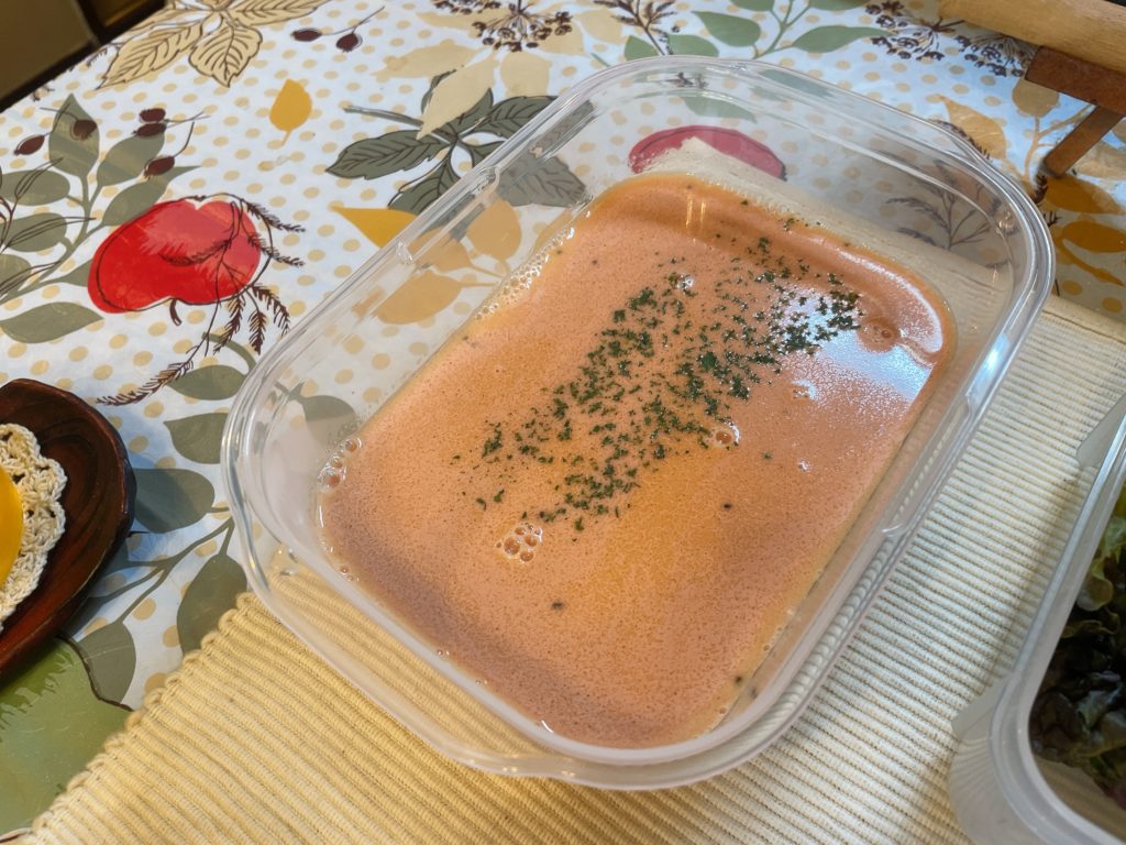 料理教室マンツーマントマトクリームスープ