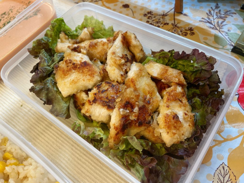 料理教室マンツーマンガーリックチキン