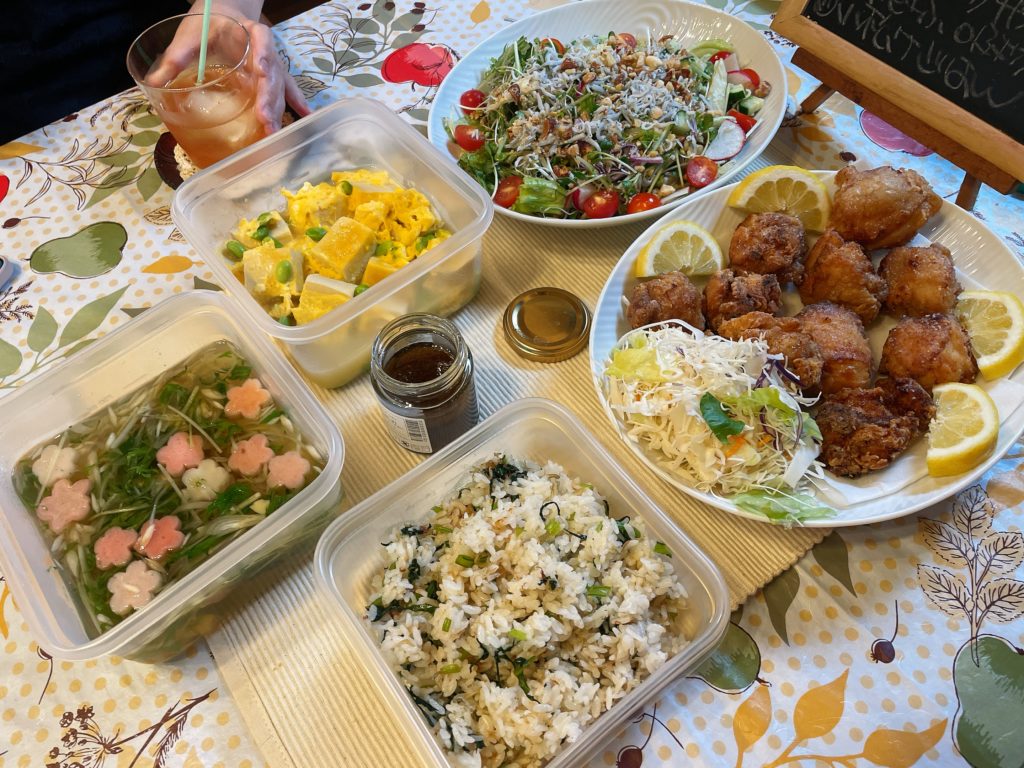 料理教室マンツーマン鶏の唐揚げセット