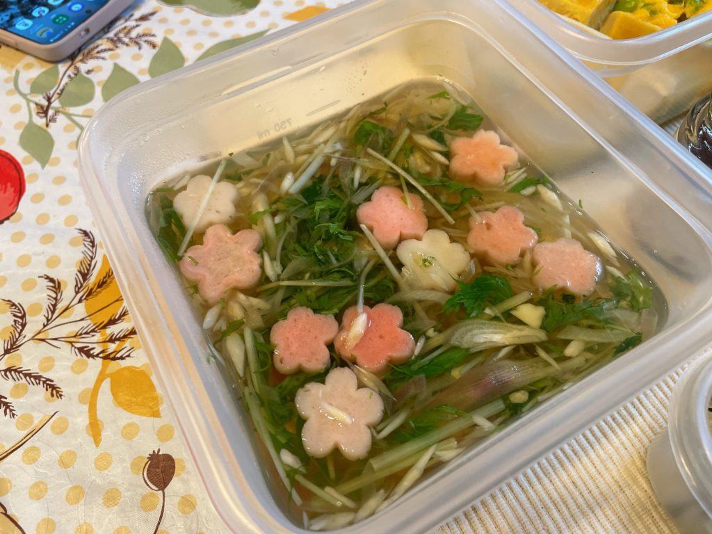 料理教室マンツーマン冥加お吸い物