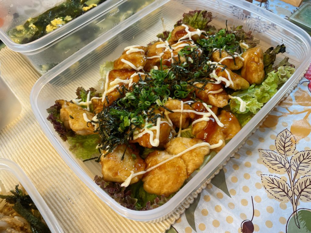 料理教室マンツーマン照りマヨチキン