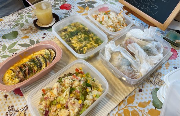 料理教室マンツーマンチキンシート包み蒸しセット