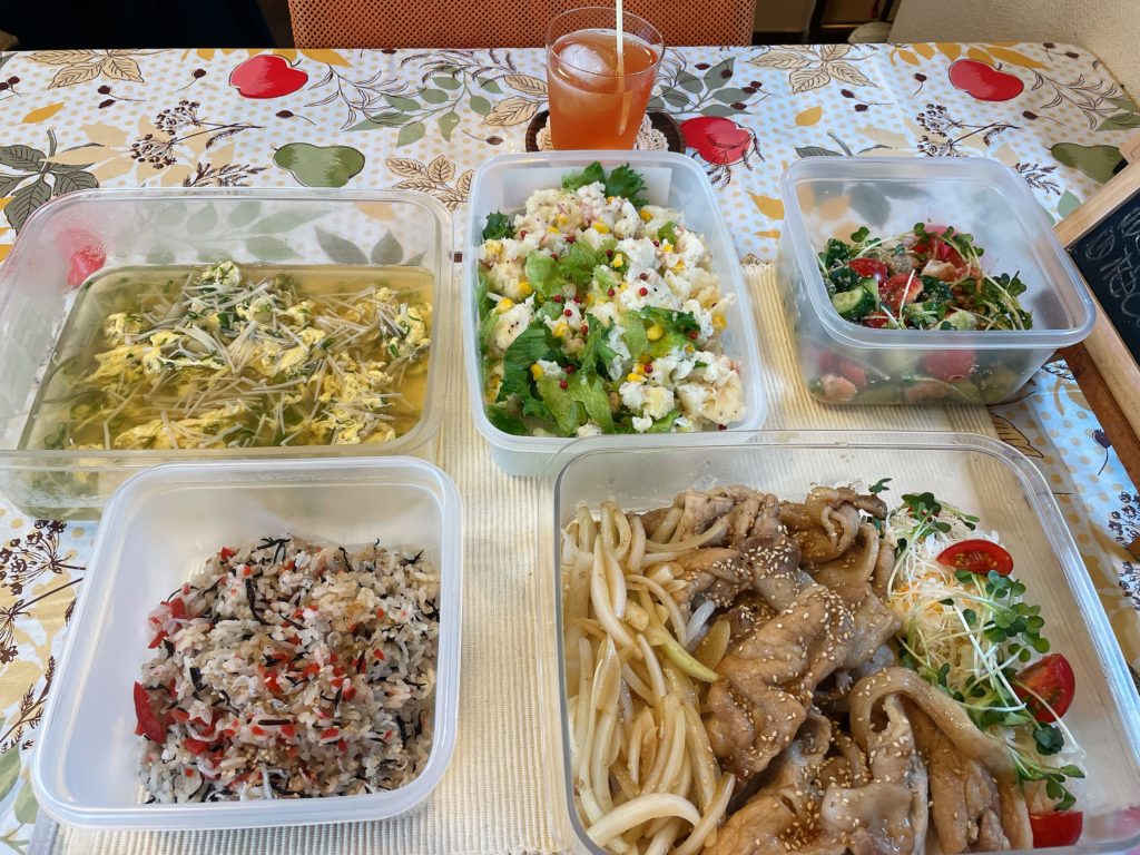 料理教室マンツーマン豚の生姜焼きセット