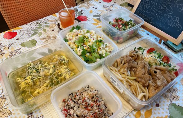 料理教室マンツーマン豚の生姜焼きセット