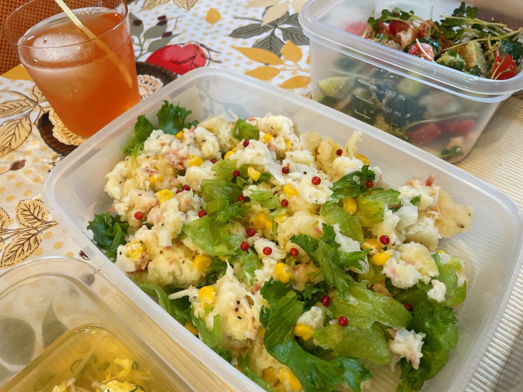 料理教室マンツーマンポテサラ