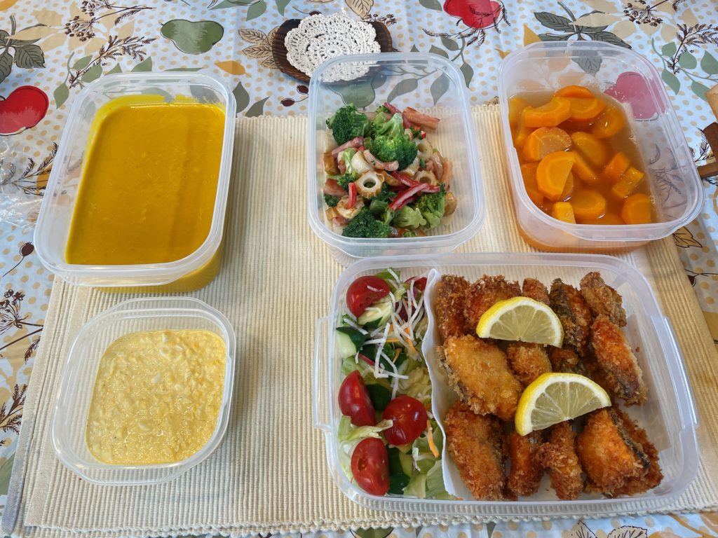 料理教室マンツーマン鮭フライセット