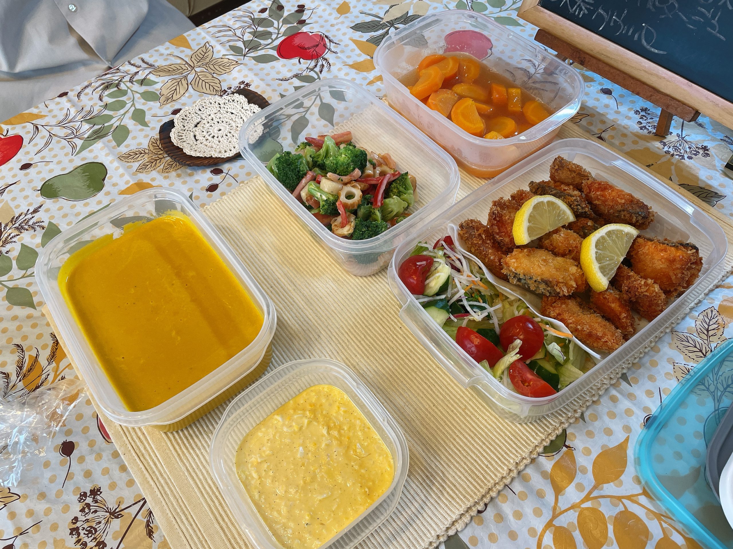 料理教室マンツーマン鮭フライセット