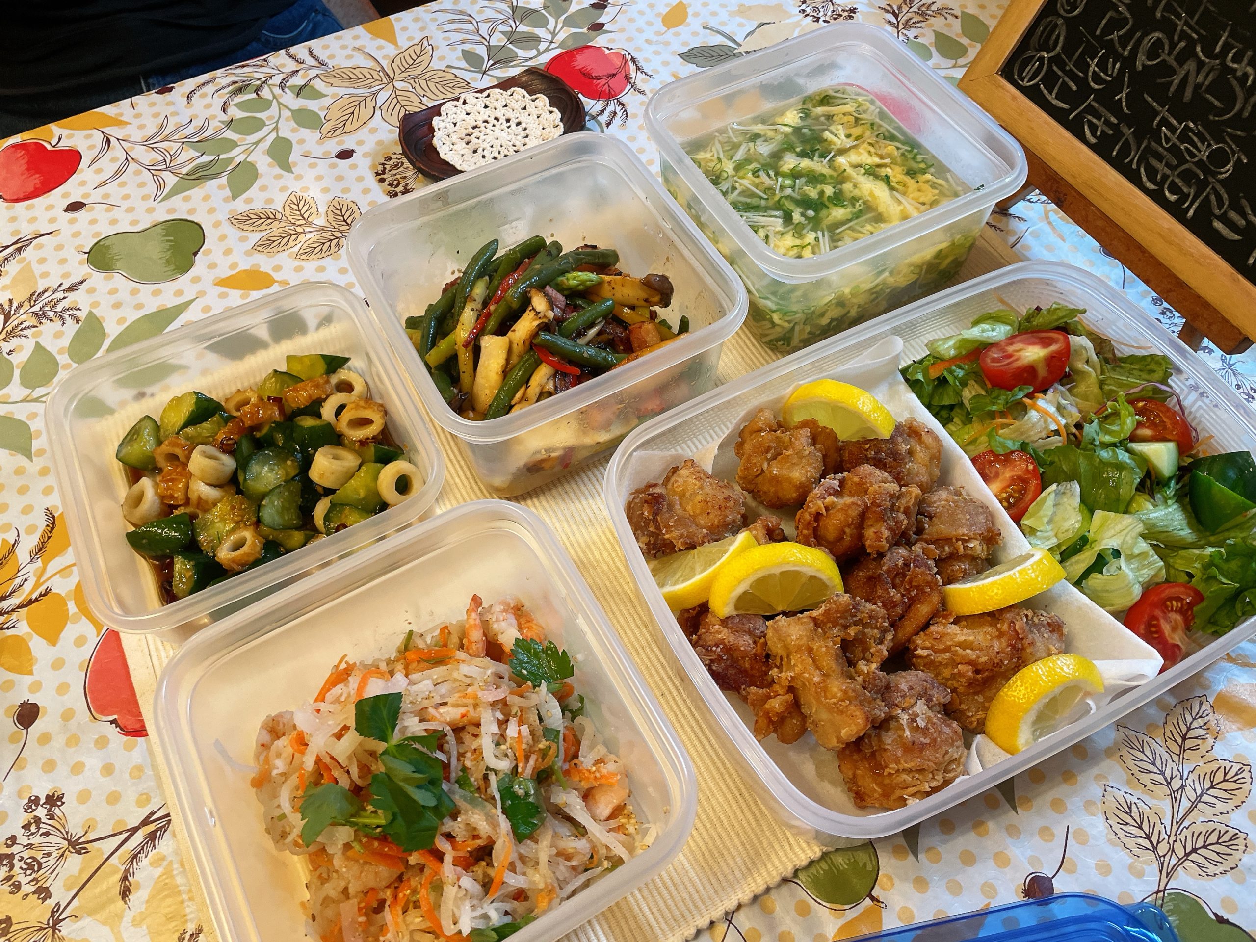 料理教室マンツーマン鶏の唐揚げセット