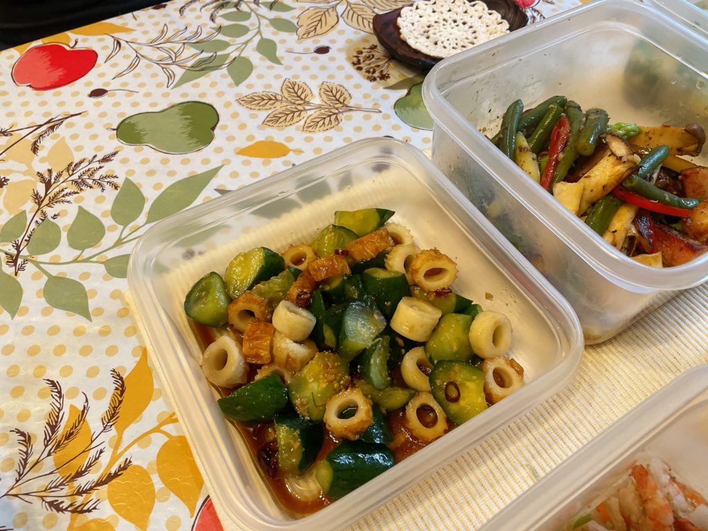 料理教室マンツーマンピリ辛きゅうり