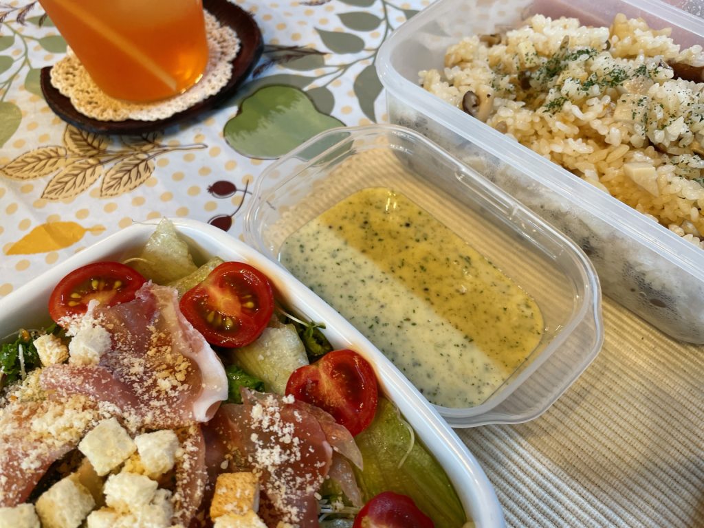 料理教室マンツーマンシーザードレッシング