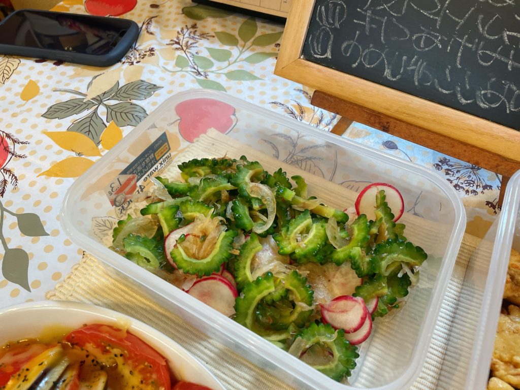 料理教室マンツーマンゴーヤポン酢