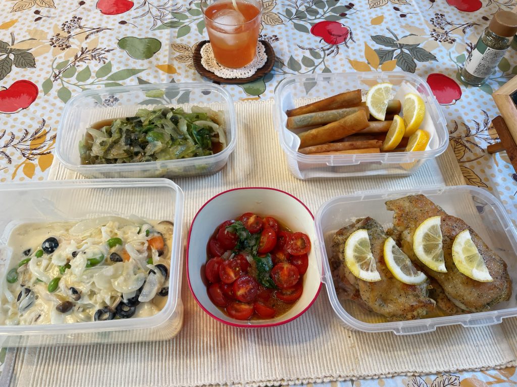 料理教室マンツーマン鮭クリーム煮セット