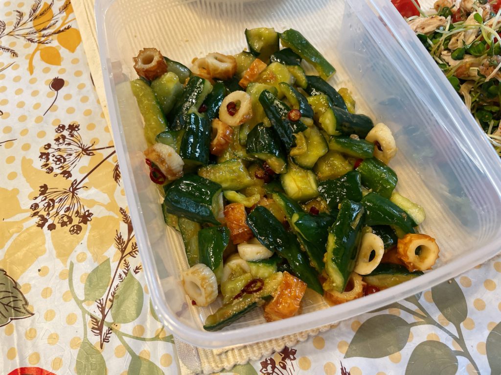 料理教室マンツーマンピリ辛きゅうり