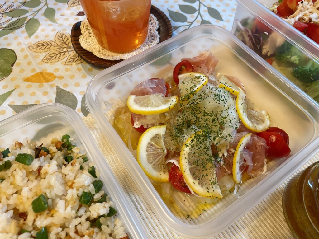 料理教室マンツーマン生ハムマリネ