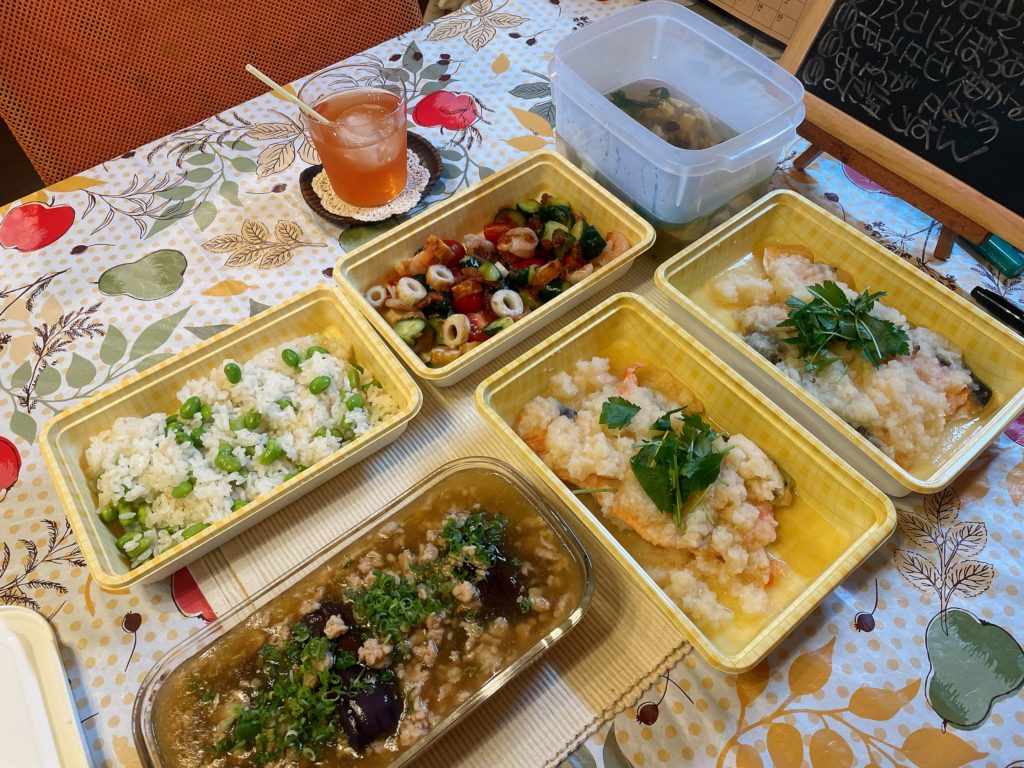 料理教室マンツーマン鮭みぞれ煮セット