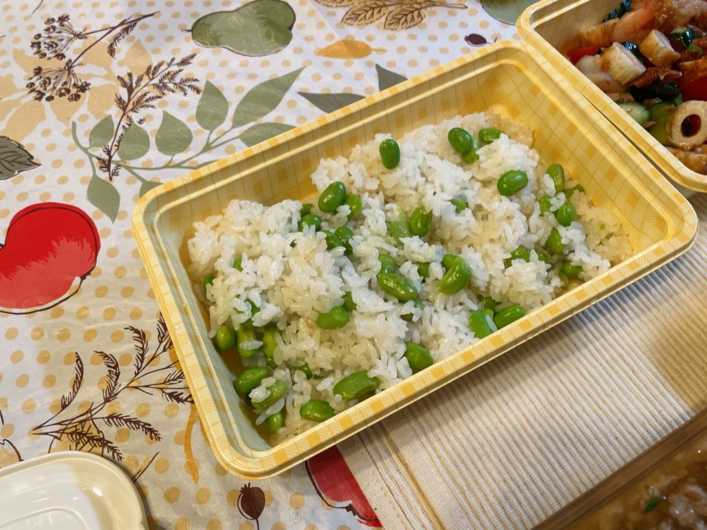 料理教室マンツーマン枝豆ごはん