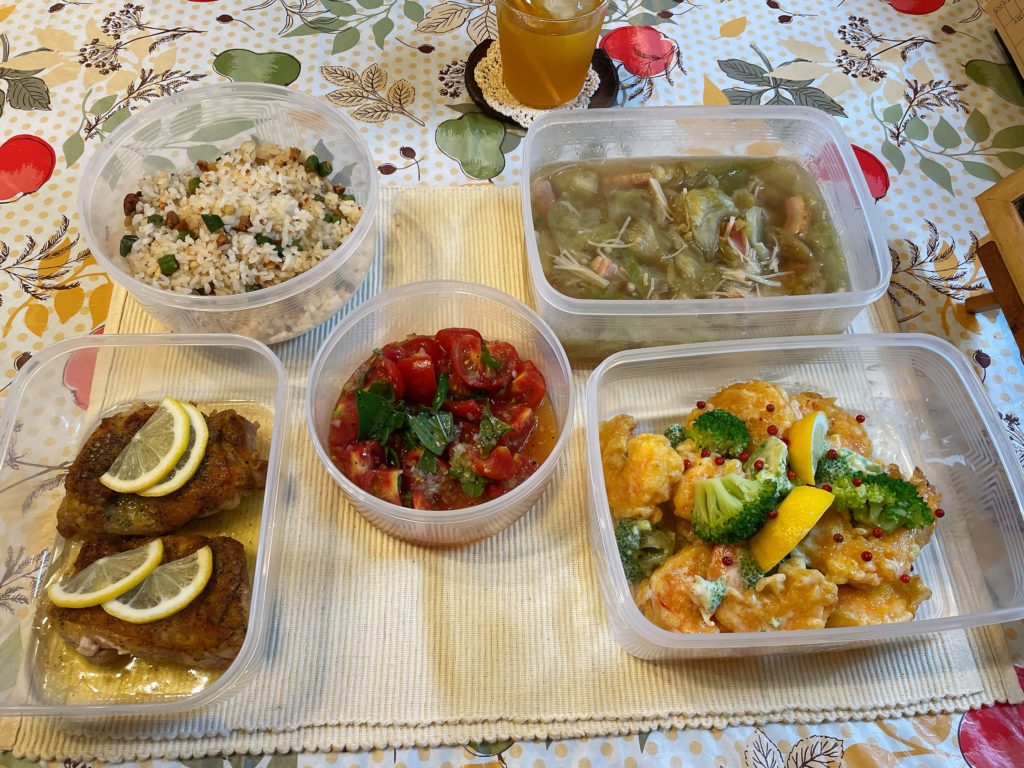 料理教室マンツーマンエビマヨセット