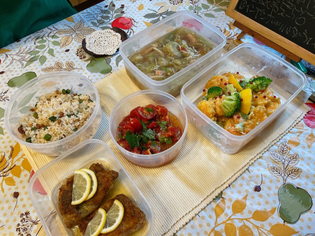 料理教室マンツーマンエビマヨセット