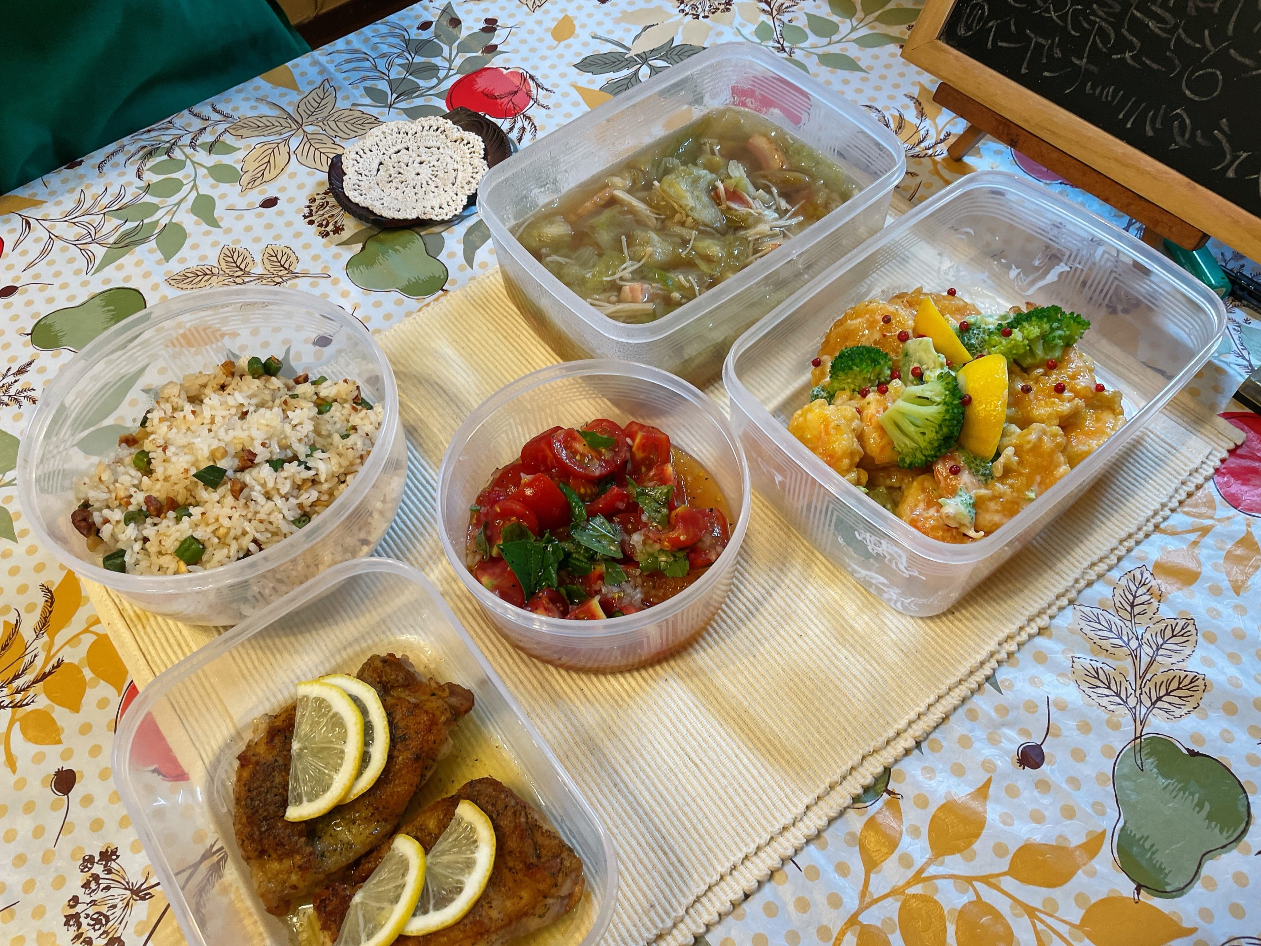 料理教室マンツーマンエビマヨセット