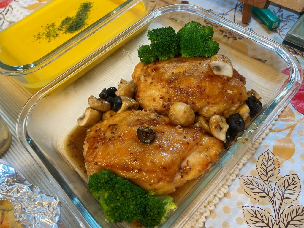 料理教室マンツーマンチキンハニーガーリックソテー