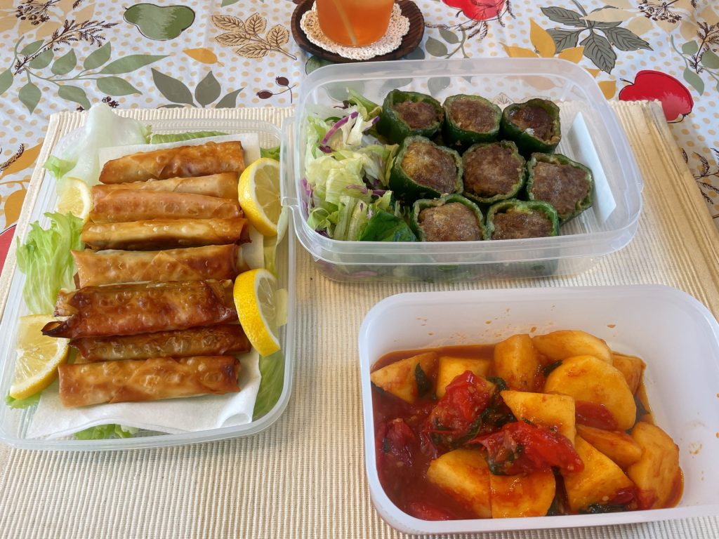 料理教室マンツーマンピーマン肉詰めセット