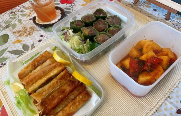 料理教室マンツーマンピーマン肉詰めセット