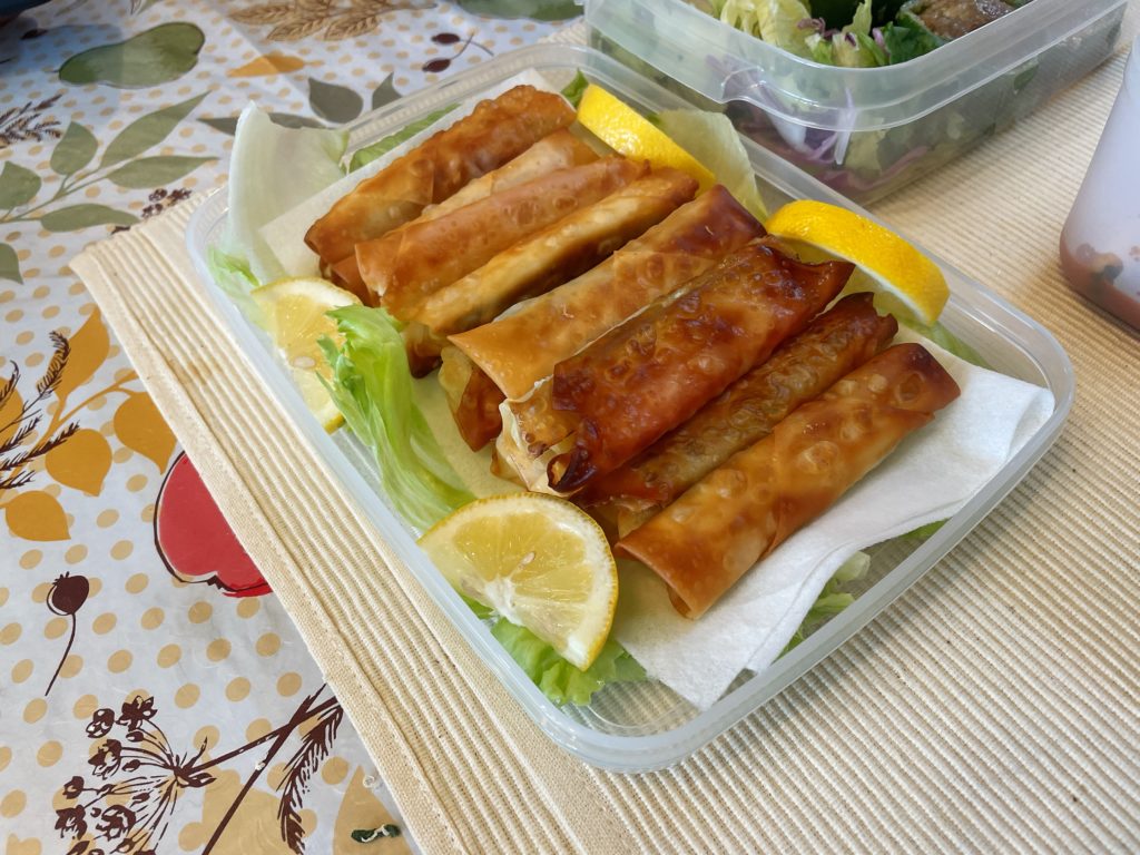 料理教室マンツーマンおつまみ春巻き