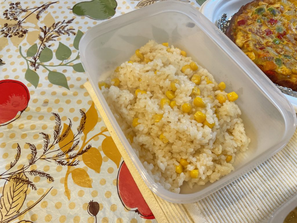 料理教室マンツーマンコーンバターライス