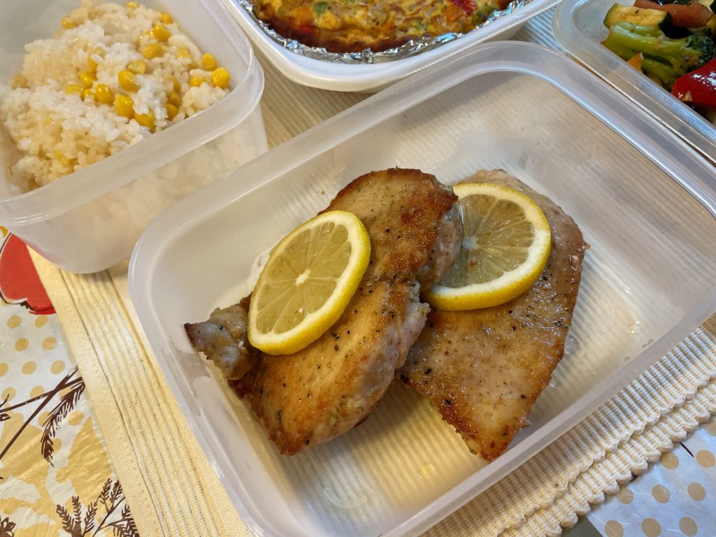 料理教室マンツーマンチキンハーブソテー