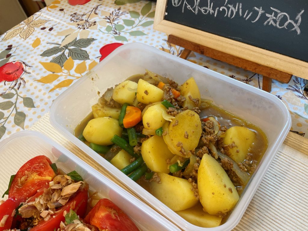 料理教室マンツーマンカレー肉じゃが