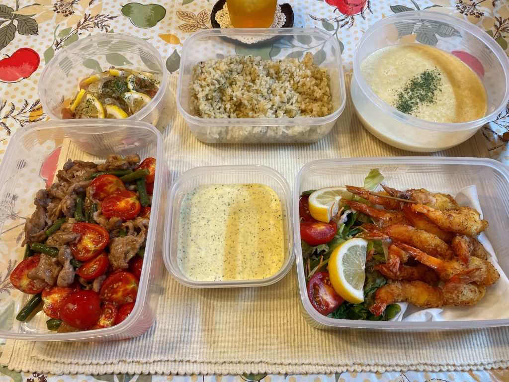 料理教室マンツーマンエビフライセット