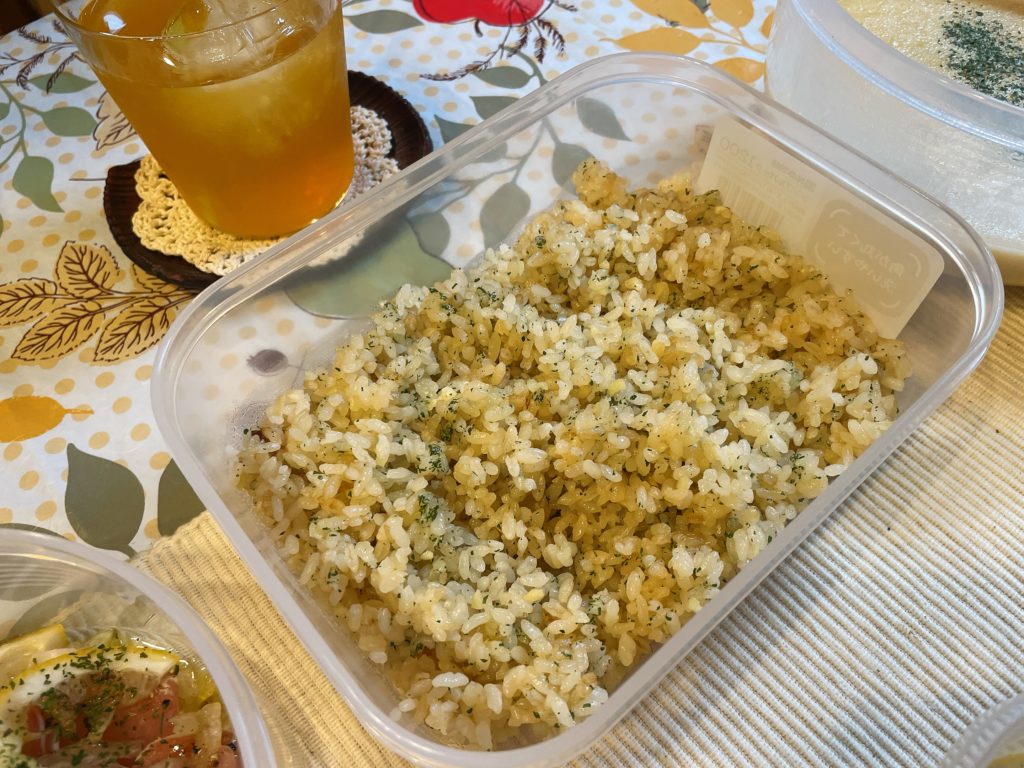 料理教室マンツーマンガーリックライス