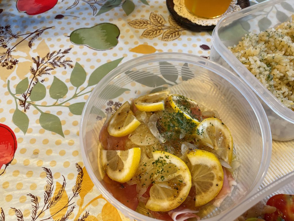 料理教室マンツーマン生ハムマリネ