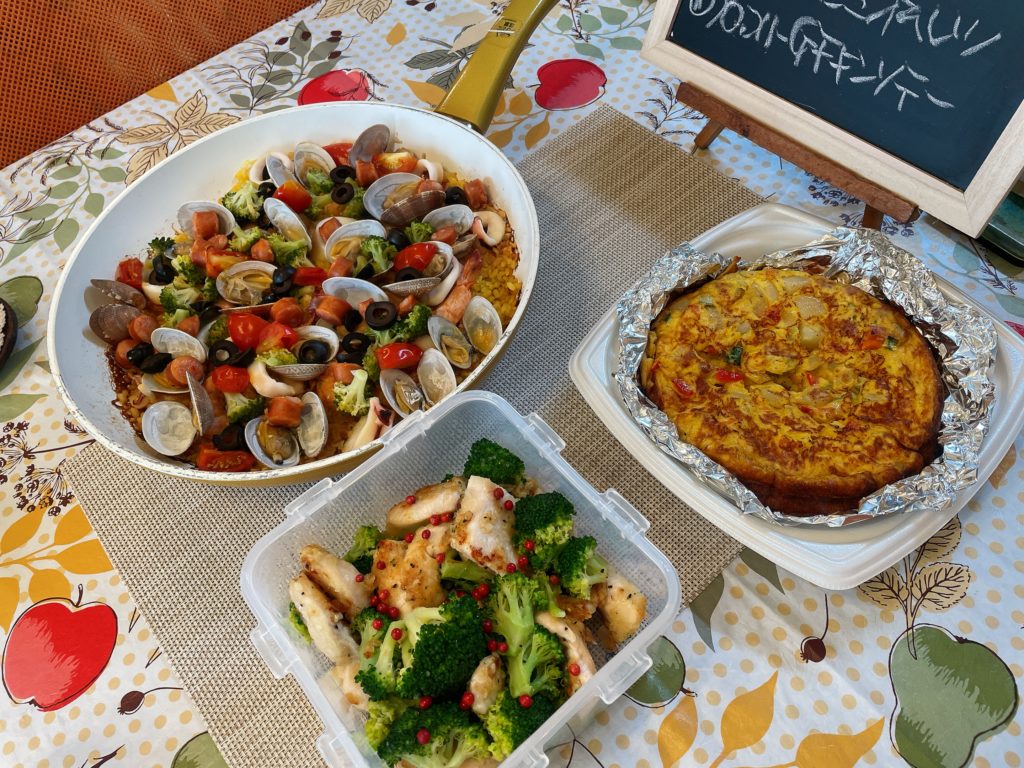 料理教室マンツーマンパエリアセット