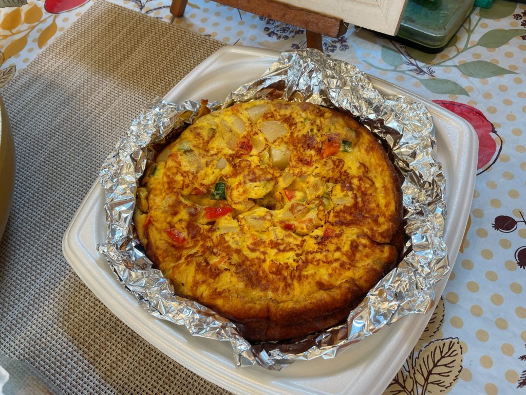 料理教室マンツーマンスパニッシュオムレツ