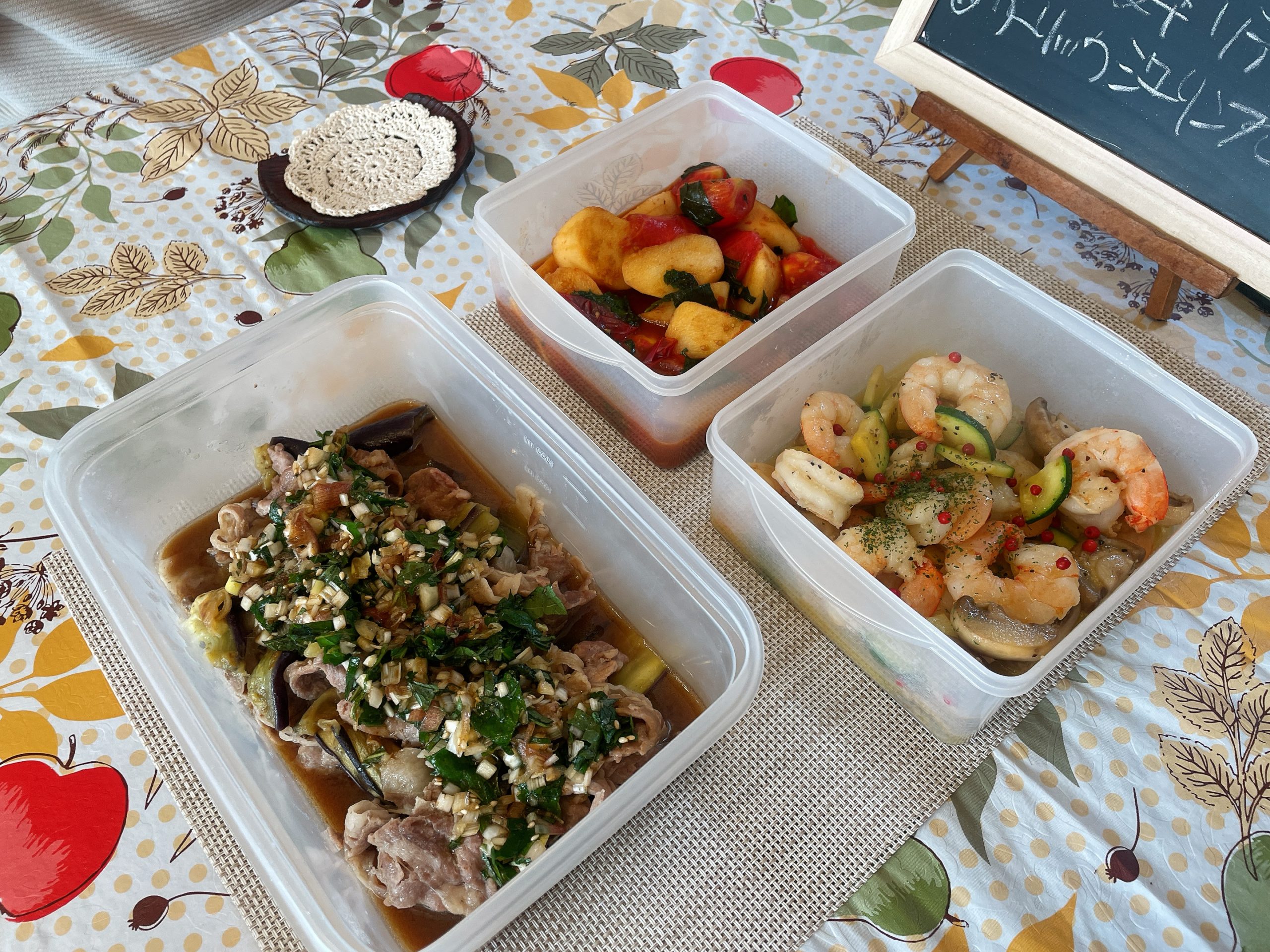 料理教室マンツーマンおつまみセット