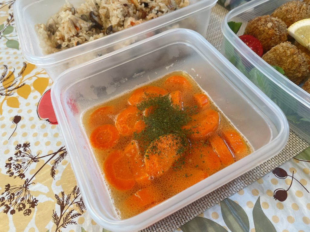 料理教室マンツーマン人参グラッセ