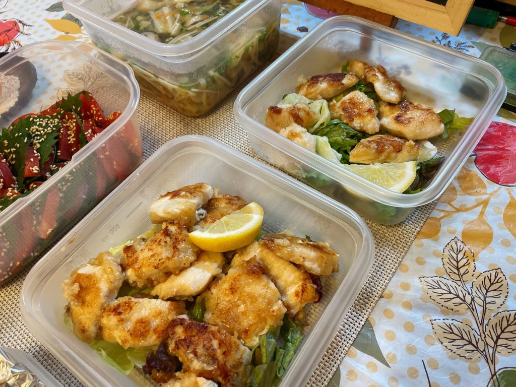 料理教室マンツーマンガーリックチキン