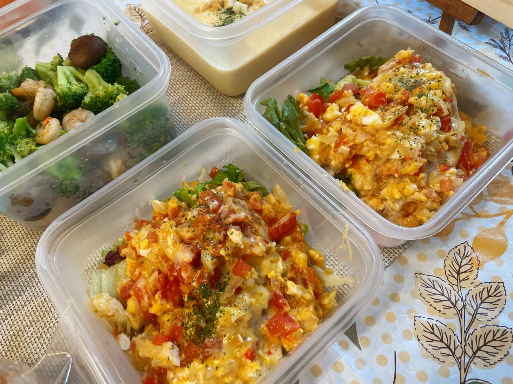 料理教室マンツーマンチキンチーズ乗せ蒸し