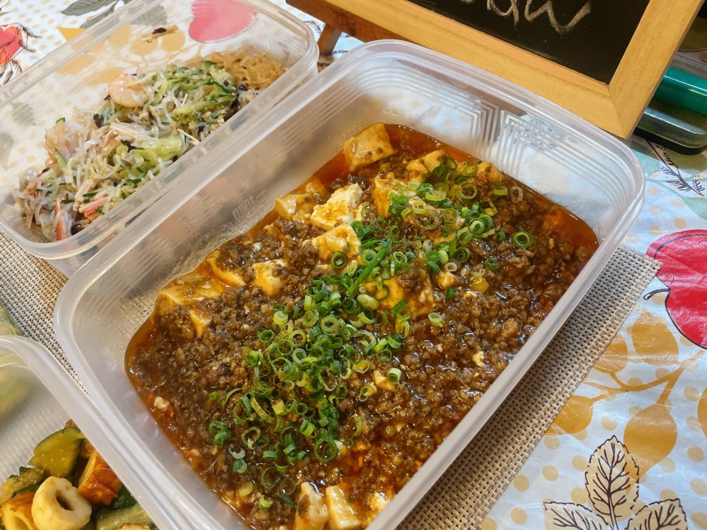 料理教室マンツーマン麻婆豆腐