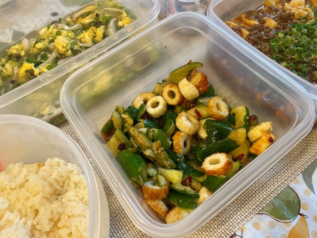 料理教室マンツーマンピリ辛きゅうり