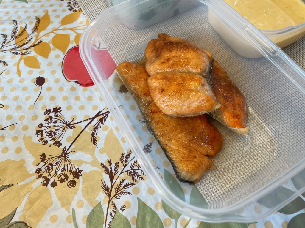 料理教室マンツーマン鮭ムニエル